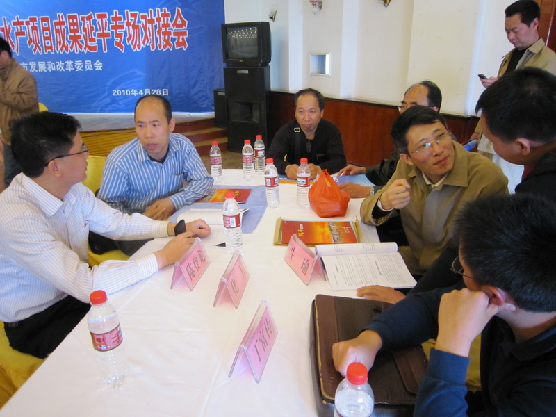 企业代表与韦德（中国）教授现场交流